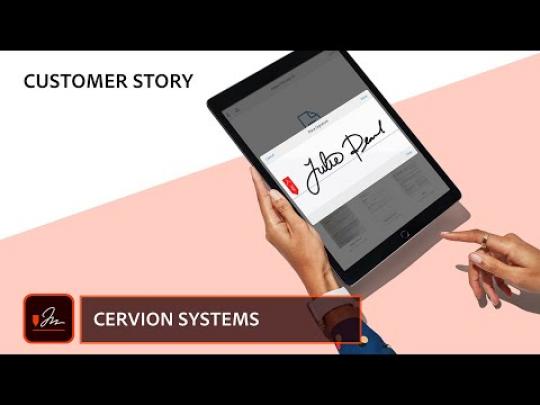 Cervion Systems |  Adobe Document Cloud